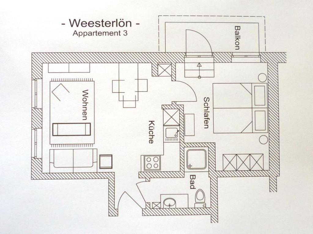 Boetticher Str. 9, W3, Weesterloen Westerland Exterior photo